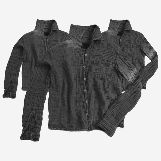 Button Down Shirts - Set Of 3-two